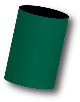 blank stubby holder in bottle green