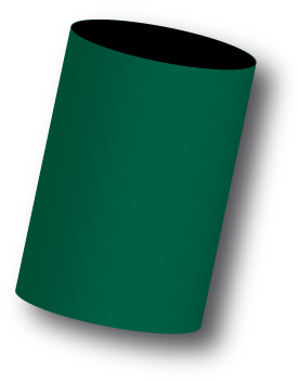 Bottle green blank stubby holder