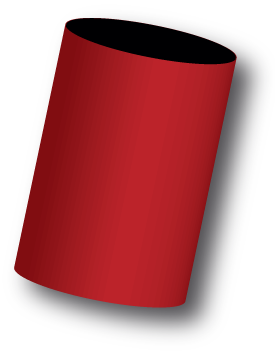 Red blank stubby cooler