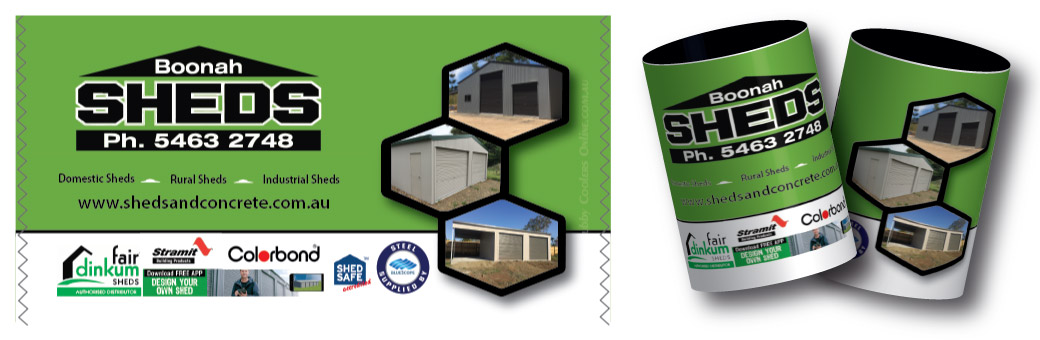 Boonah Sheds stubby holder