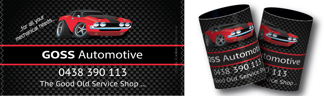 Goss Automotive stubby cooler
