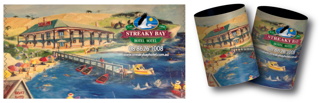Streaky Bay Hotel stubby coolers
