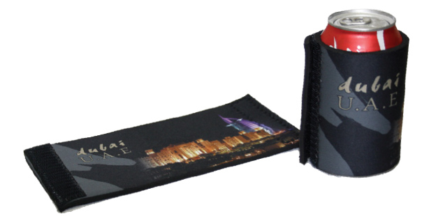 Flat Stubby Holders with velcro attachment