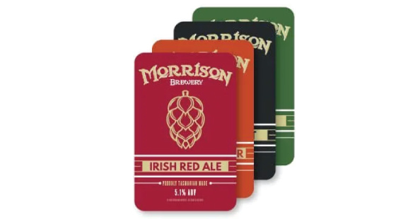 Portrate coasters printed back and fornt