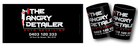 The Angry detailers promo stubby coolers