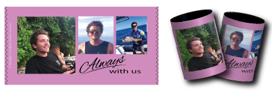 Kellie's Memorial stubby coolers