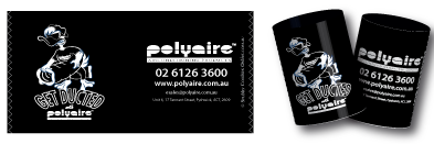 Polyair promotional stubby coolers