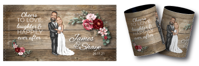James & Shaye's wedding  Stubby Holders