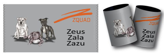 Z squad promotional stubby coolers