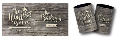 The Baileys wedding  Stubby Holders