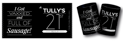 Tullys birthday stubby coolers