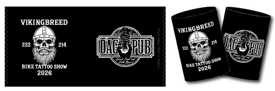 Vikingbreed merchandising stubby coolers